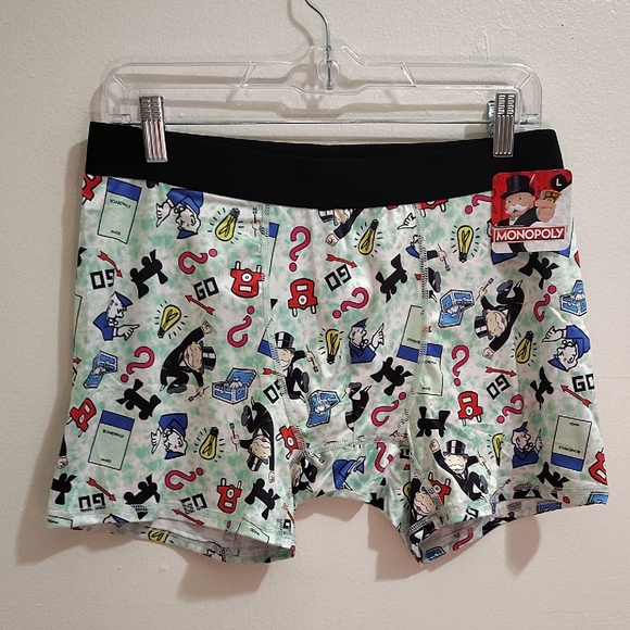 Hasbro Other - Monopoly Themed Boxer Briefs Size L